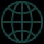 Globe icon for changing languages